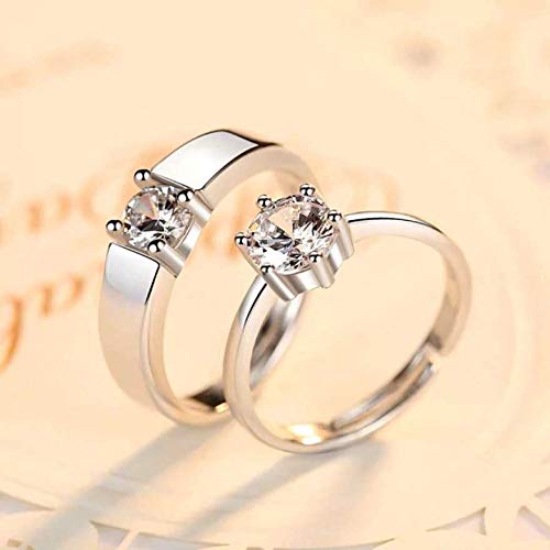 Silver Couple Rings